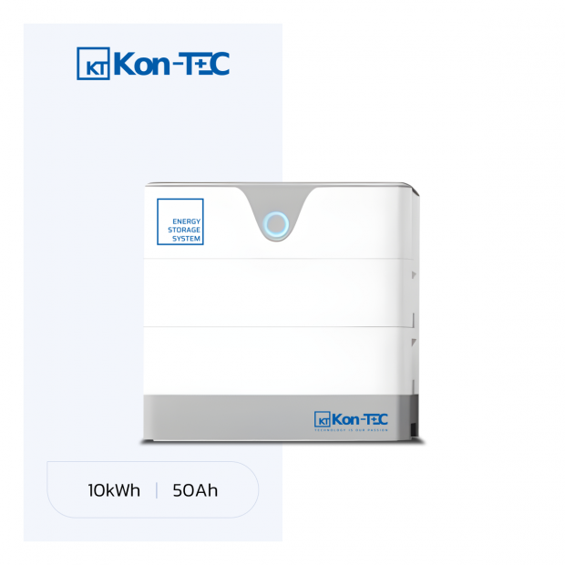 Wysokonapięciowy magazyn energii Kon-TEC 50A 10kWh 205V KT-LFPHV20550